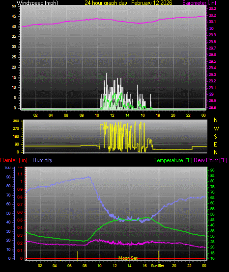 24 Hour Graph for Day 12